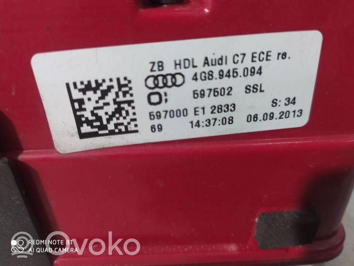 Audi A7 S7 4G Lampy tylnej klapy bagażnika 4G8945094