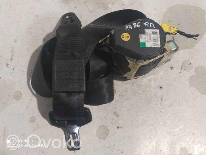 Audi A4 S4 B6 8E 8H Pas bezpieczeństwa fotela przedniego 8E0857706B