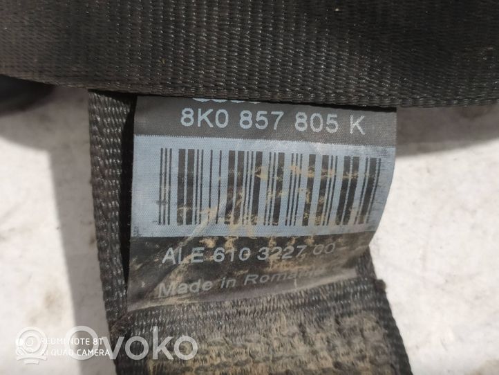 Audi A4 S4 B8 8K Takaistuimen turvavyö 8K0857805K