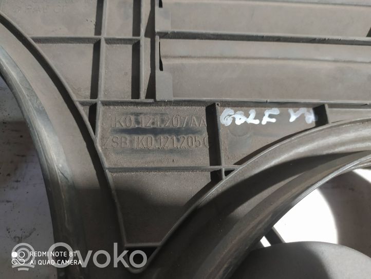 Volkswagen Golf Plus Convogliatore ventilatore raffreddamento del radiatore 1K0121207AA