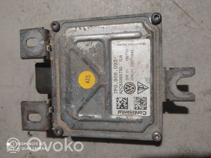 Volkswagen Touareg II Unité de commande / module de pompe à carburant 7P0906093