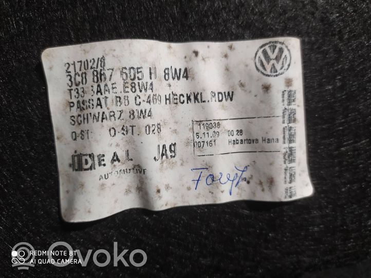 Volkswagen PASSAT CC Takaluukun alaosan verhoilu 3C8867605H