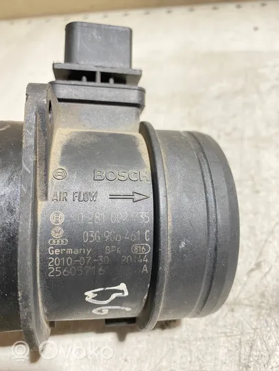 Volkswagen PASSAT B6 Mass air flow meter 03G906461C