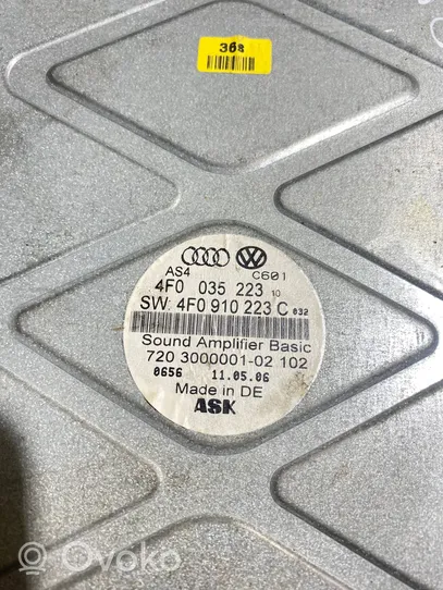 Audi A6 S6 C6 4F Skaņas pastiprinātājs 4F0035223