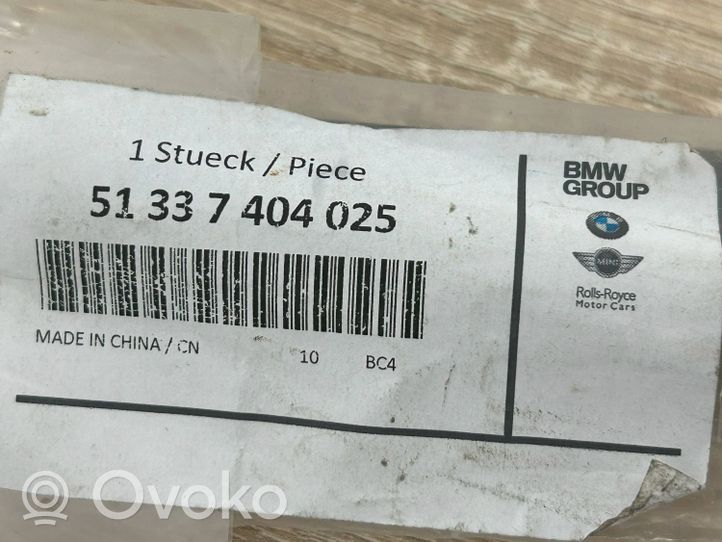 BMW 5 G30 G31 Guma sandarinimo priekinių durų (prie stiklo) 7404025