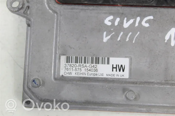 Honda Civic Inne komputery / moduły / sterowniki 37820-RSA-G42