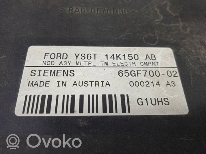 Ford Fiesta Korin keskiosan ohjainlaite YS6T14K150AB