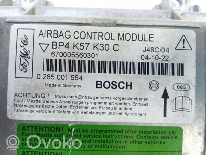 Mazda 3 I Module de contrôle airbag BP4K57K30C