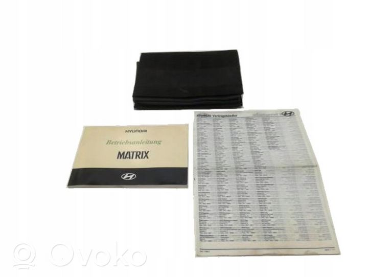 Hyundai Matrix Owners service history hand book 