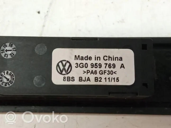 Volkswagen PASSAT B8 Interruttore di controllo del sedile 3G0959769A