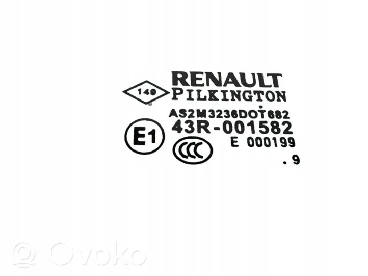 Renault Laguna III Etuoven ikkunalasi, neliovinen malli RENAULT