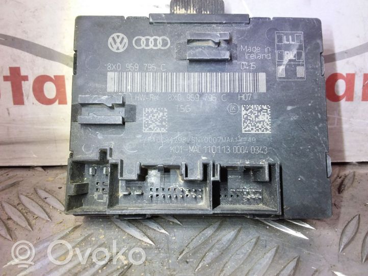 Audi Q3 8U Unité de commande module de porte 8X0959795C