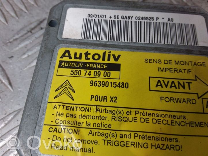 Citroen Xantia Oro pagalvių valdymo blokas 9639015480