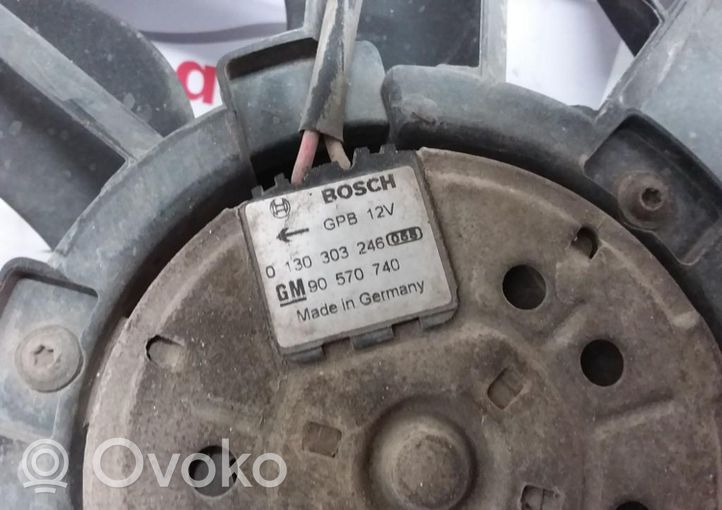 Opel Astra G Jäähdyttimen jäähdytinpuhallin 90570740