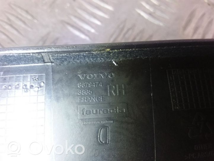 Volvo S40 Obudowa klamki wewnętrznej drzwi przednich 8679474