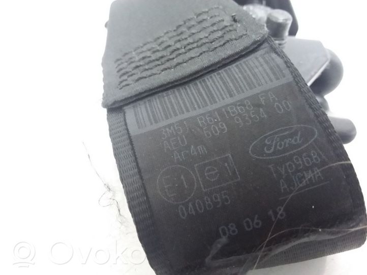 Ford C-MAX I Middle seatbelt (rear) 3M51R611B68FA