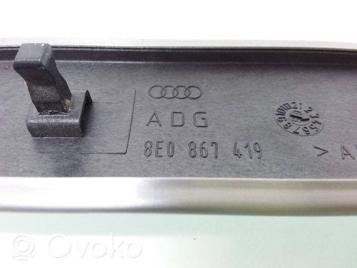 Audi A4 S4 B7 8E 8H Takaoven verhoilu (käytetyt) 8E0867419