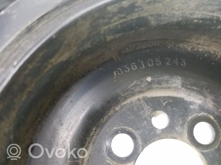 Volkswagen PASSAT B6 Koło pasowe wału korbowego 03G105243