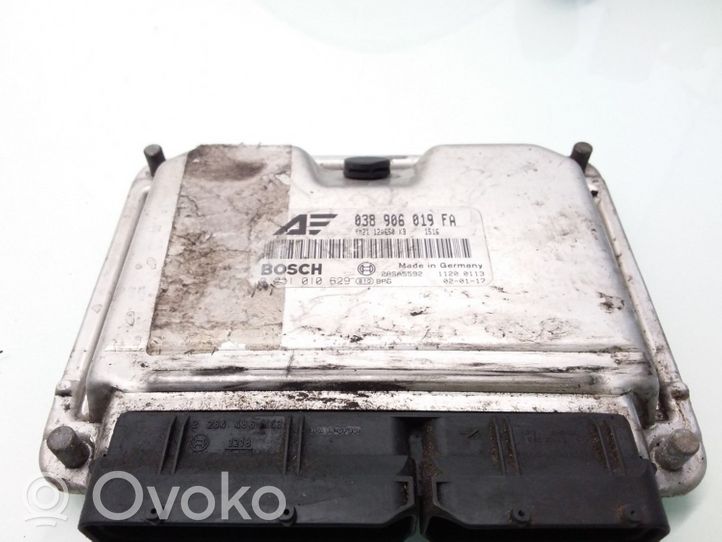 Ford Galaxy Komputer / Sterownik ECU i komplet kluczy 038906019FA