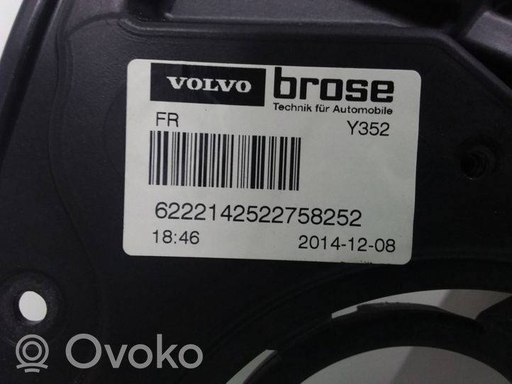 Volvo V60 Mécanisme de lève-vitre avant sans moteur 30784311