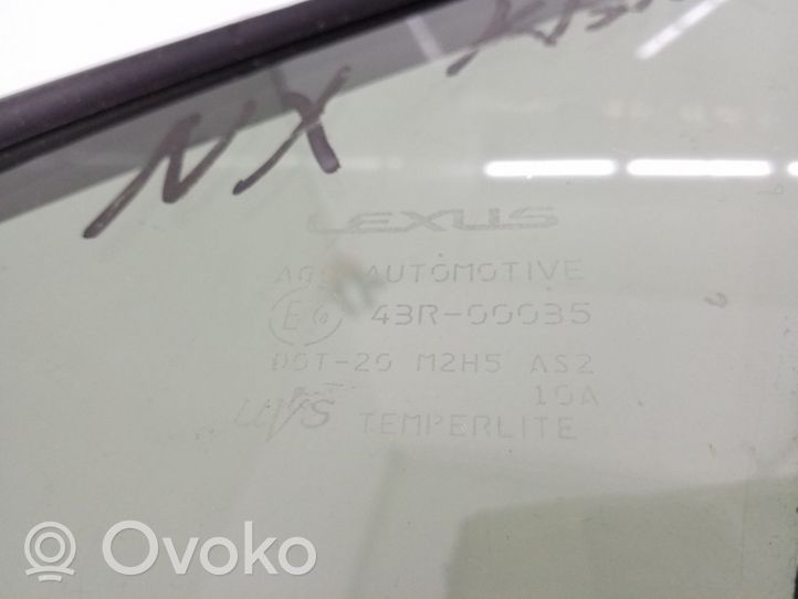 Lexus NX Szyba karoseryjna drzwi przednich 6821678010