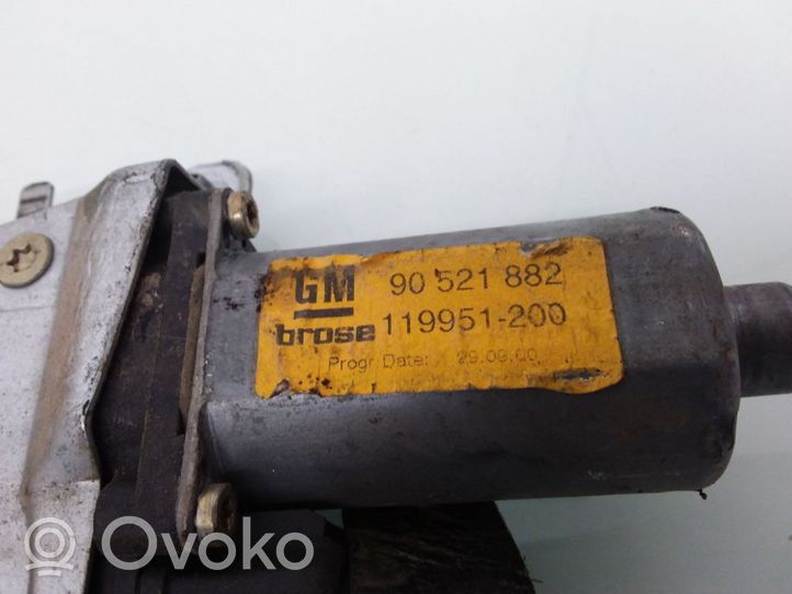 Opel Astra G Mécanisme de lève-vitre avec moteur 90521876