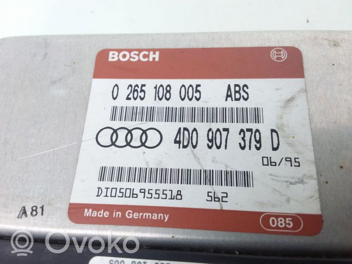 Audi A6 S6 C4 4A ABS-ohjainlaite/moduuli 4D0907379D