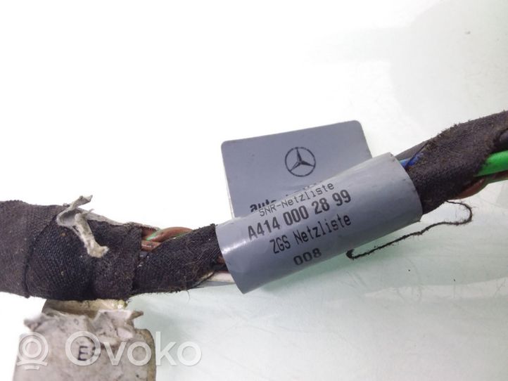 Mercedes-Benz Vaneo W414 Priekšējo durvju vadu instalācija A4140002899