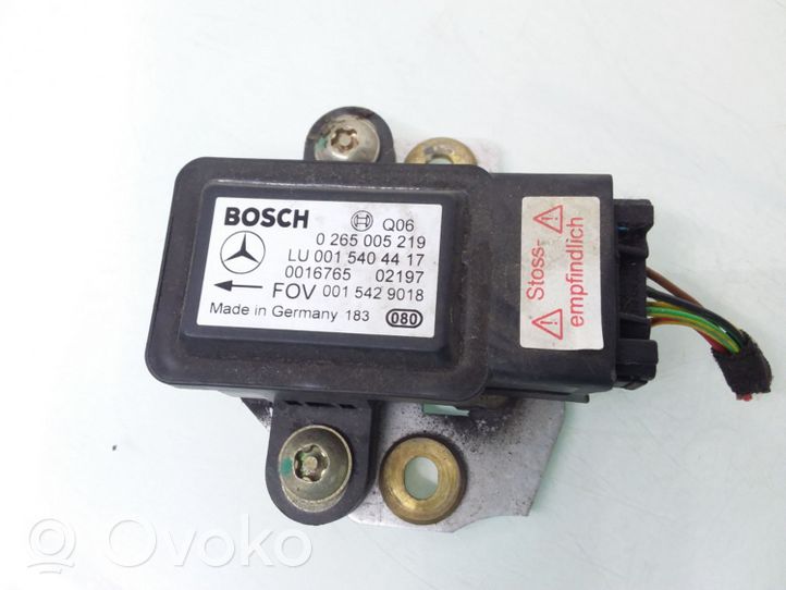 Mercedes-Benz Vaneo W414 Sensore di imbardata accelerazione ESP 0265005219