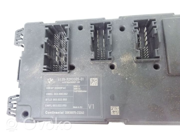 BMW 3 F30 F35 F31 Comfort/convenience module 9293305