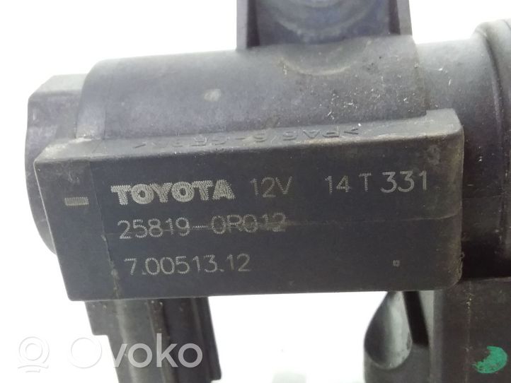 Toyota RAV 4 (XA40) Zawór podciśnienia / Elektrozawór turbiny 258190R012