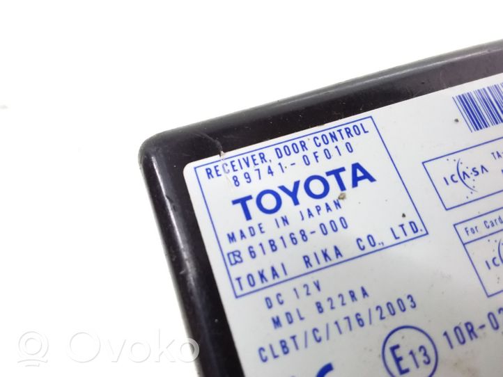 Toyota Corolla Verso E121 Centrinio užrakto valdymo blokas 897410F010
