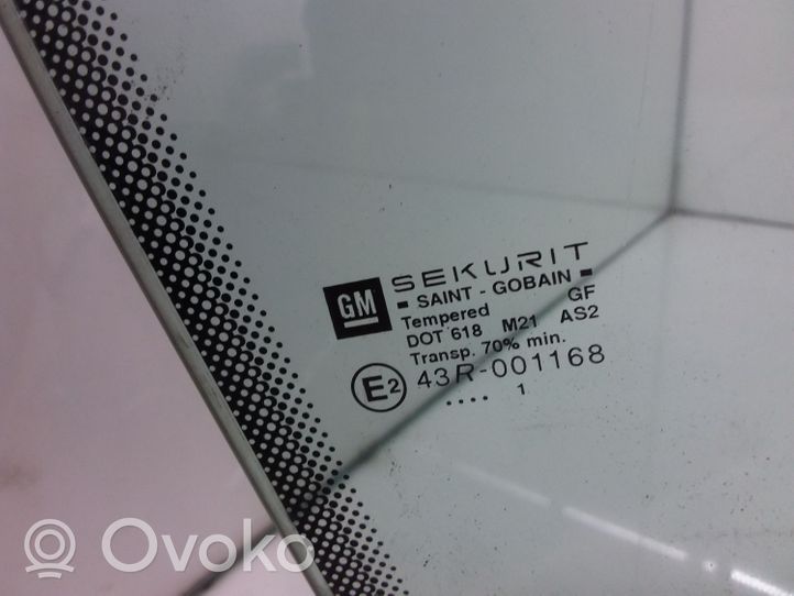 Opel Astra G Front door window/glass (coupe) AS2