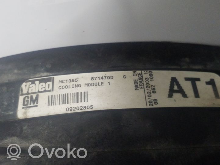 Opel Signum Elektryczny wentylator chłodnicy 24410990