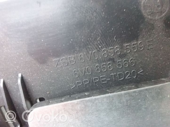 Skoda Fabia Mk3 (NJ) Ohjauspyörän pylvään verhoilu 6V0858559E