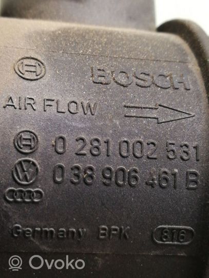 Volkswagen Golf V Mass air flow meter 038906461B