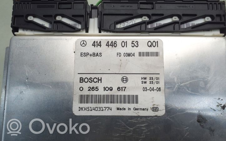 Mercedes-Benz Vaneo W414 Bremžu sistēmas vadības bloks 4144460153