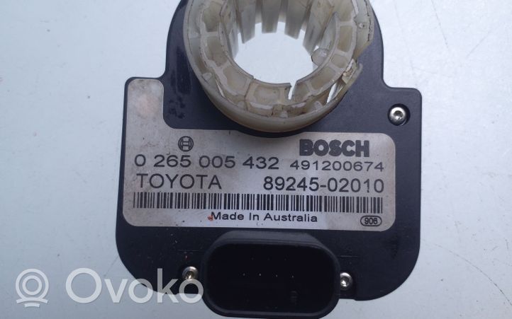 Toyota Avensis T250 Czujnik kąta skrętu 0265005432