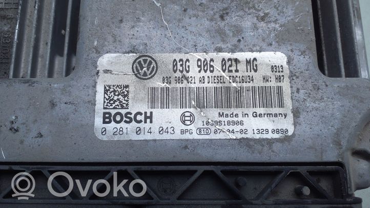 Volkswagen Touran I Sterownik / Moduł ECU 03G906021MG