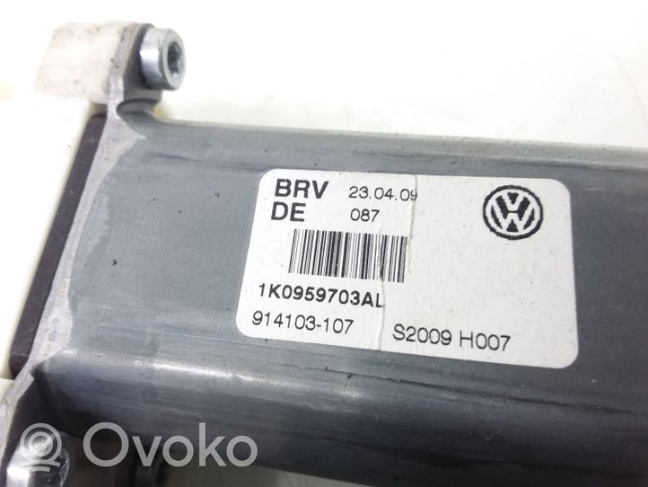 Volkswagen Golf VI Galinis varikliukas langų pakėlėjo 1K0959703AL