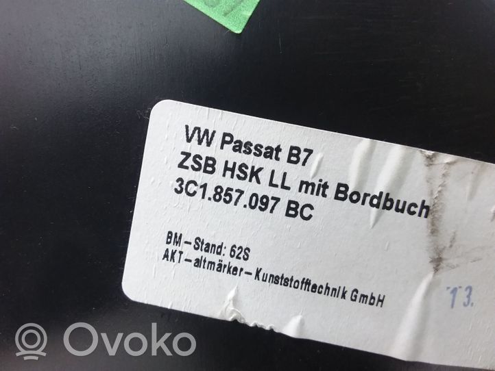 Volkswagen PASSAT B7 Schowek deski rozdzielczej / Komplet 3C1857097BC