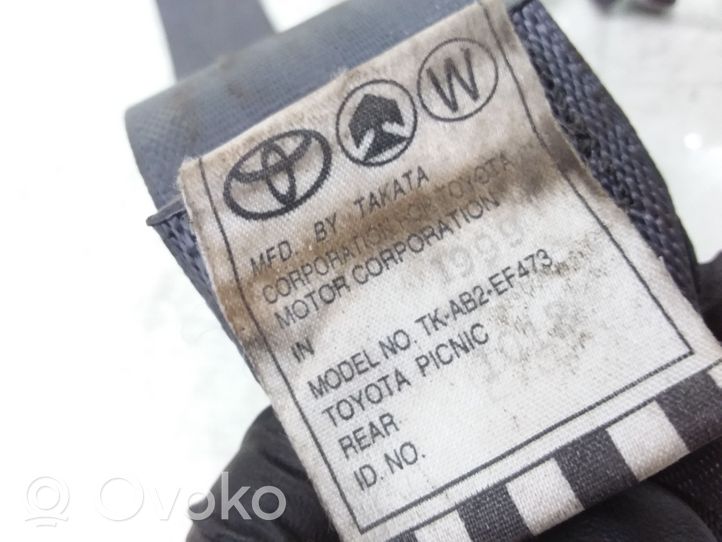 Toyota Picnic Ceinture de sécurité arrière TKAB2EF473