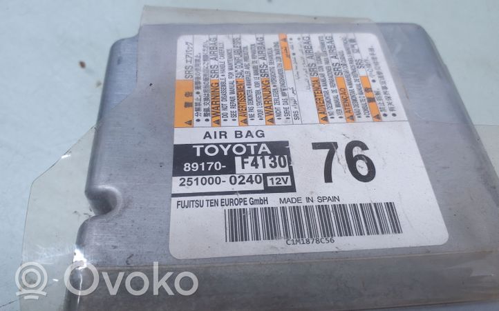 Toyota C-HR Oro pagalvių valdymo blokas 89170F4130