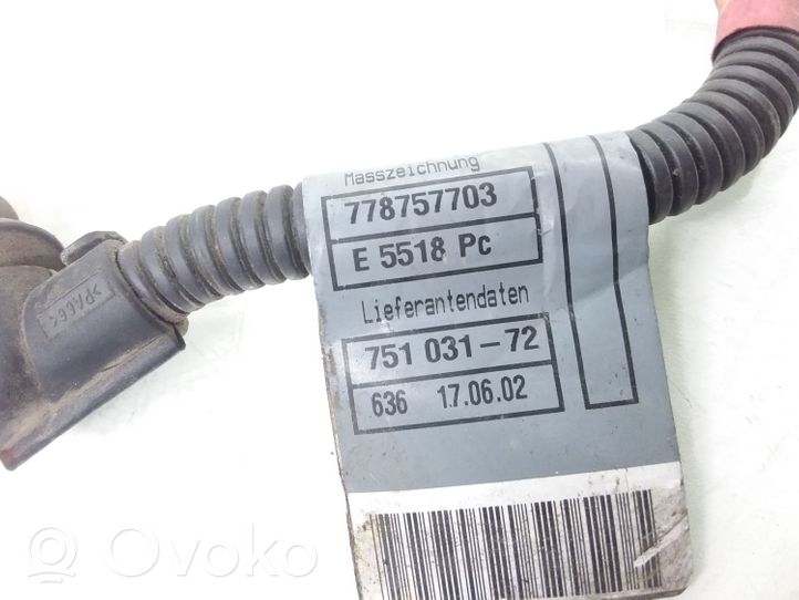 BMW 3 E46 Glow plug wires 7787578