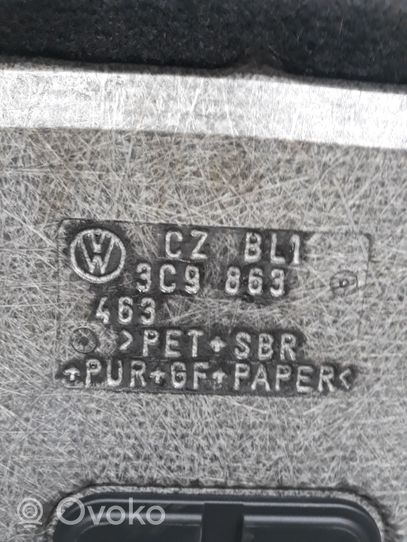 Volkswagen PASSAT B6 Tavaratilan pohjan tekstiilimatto 3C9863463