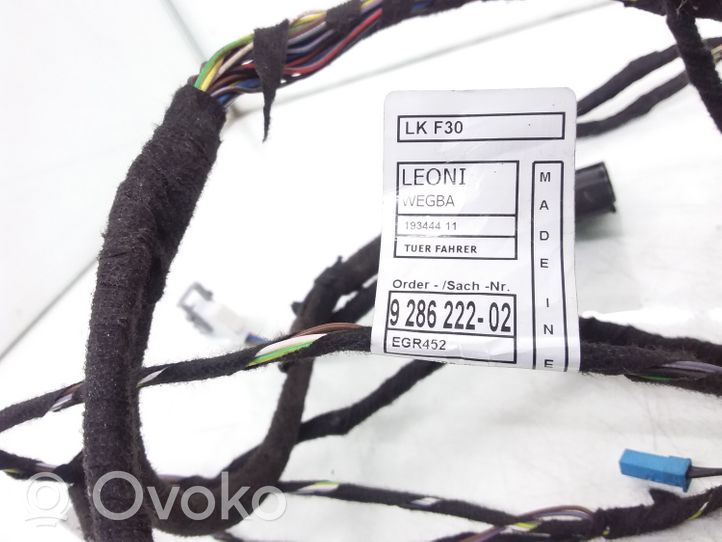 BMW 3 F30 F35 F31 Front door wiring loom 9286222