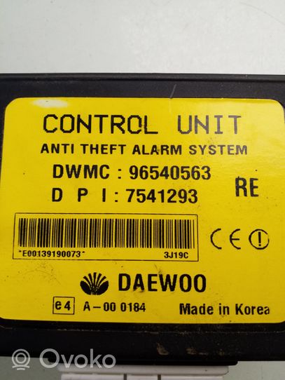 Daewoo Kalos Signalizacijos valdymo blokas 96540563