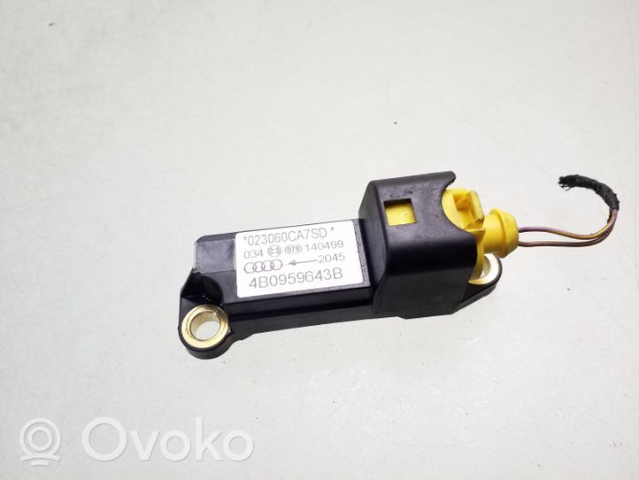 Audi A6 S6 C5 4B Airbagsensor Crashsensor Drucksensor 4B0959643B