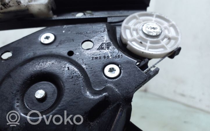 Volkswagen Sharan Elektryczny podnośnik szyby drzwi tylnych 7M3959811