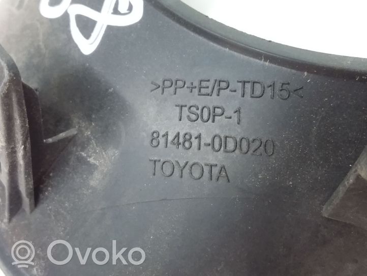 Toyota Yaris Verkleidung Nebelscheinwerfer / Gitter vorne 814810D020